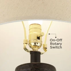 Regency Hill Modern Table Lamp With USB And AC Power Outlet Workstation Charging Base 25" High Hammered Bronze Empire Shade For Living Room Desk 11 Regency Hill Modern Table Lamp With USB And AC Power Outlet Workstation Charging Base 25" High Hammered Bronze Empire Shade For Living Room Desk -Home Decor Shop GUEST fb2a3df0 8f2f 40a2 b913 d6911358a8b1