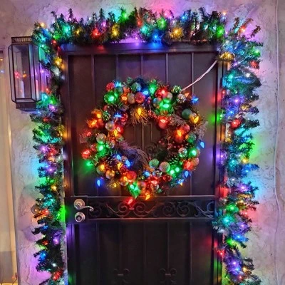 Northlight 9' X 12" Unlit Canadian Pine 2-Tone Artificial Christmas Garland 7 Northlight 9' X 12" Unlit Canadian Pine 2-Tone Artificial Christmas Garland - Image 5