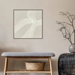 22" X 22" On The Same Wavelength II By Isabelle Z Framed Canvas Wall Art Gray Wash - Amanti Art -Home Decor Shop GUEST fb78d13f 82bb 4458 9436 192c593d53e6