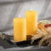Pale Yellow Pillar Candles - Set Of 2 -Home Decor Shop GUEST fbeae1a1 c833 4e7d 8512 c57c27b6d099