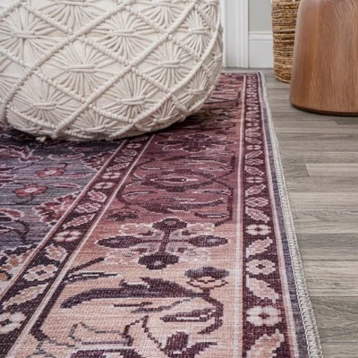 Victoria Ornate Persian All-Over Machine-Washable Area Rug - JONATHAN Y 6 Victoria Ornate Persian All-Over Machine-Washable Area Rug - JONATHAN Y - Image 4