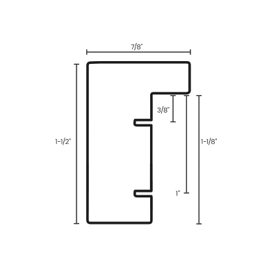 Ambiance Framing Gallery Wood Frames - 3 Pack 7 Ambiance Framing Gallery Wood Frames - 3 Pack - Image 5