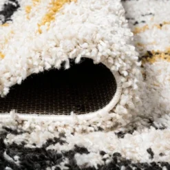 Nova Modern Bold Strie' Shag Area Rug - JONATHAN Y -Home Decor Shop GUEST fcdd1385 74a0 40f6 9c44 18ec7bf2f941