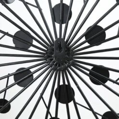 LuxenHome Silver, Black, And Gold Iron Metal Round Abstract Wall Decor 14 LuxenHome Silver, Black, And Gold Iron Metal Round Abstract Wall Decor -Home Decor Shop GUEST fd28111f 53fa 4779 865a d572da9e8a6b