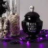 Trick Or Treat Black Ceramic Halloween Cookie Jar - Hyde & EEK! Boutique™ -Home Decor Shop GUEST fdae6612 9e78 443f a3e9 759b035df3a9