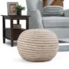 Deni Round Pouf Natural Jute - WyndenHall 1 Deni Round Pouf Natural Jute - WyndenHall -Home Decor Shop GUEST fe28b8c5 761b 4892 9cb0 0ddcb0d65965