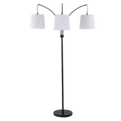 72.5" 3-Light Sylva Mid-Century Modern Head-Adjustable Iron LED Arc Floor Lamp Black (Includes LED Light Bulb) - JONATHAN Y 12 72.5" 3-Light Sylva Mid-Century Modern Head-Adjustable Iron LED Arc Floor Lamp Black (Includes LED Light Bulb) - JONATHAN Y -Home Decor Shop GUEST fe3f00d8 523a 4d84 96e5 ae8ede470201