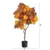 Nearly Natural 4-ft Autumn Umbrella Ficus Fall Artificial Tree 2 Nearly Natural 4-ft Autumn Umbrella Ficus Fall Artificial Tree -Home Decor Shop GUEST fed2e6dc ccbf 40e9 a356 5e5e47fe94db