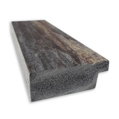 40" X 28" Non-Beveled Bark Rustic Char Narrow Wall Mirror - Amanti Art 2 40" X 28" Non-Beveled Bark Rustic Char Narrow Wall Mirror - Amanti Art