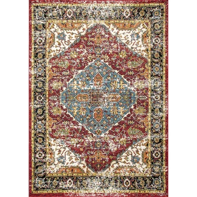 NuLOOM Indoor/Outdoor Transitional Medallion Muriel Patio Area Rug 11 NuLOOM Indoor/Outdoor Transitional Medallion Muriel Patio Area Rug - Image 9